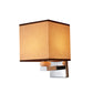 Frendorf | Fabric Cube Wandlamp Verlichting Moderne LED Wandlamp in Wit/Zwart/Beige