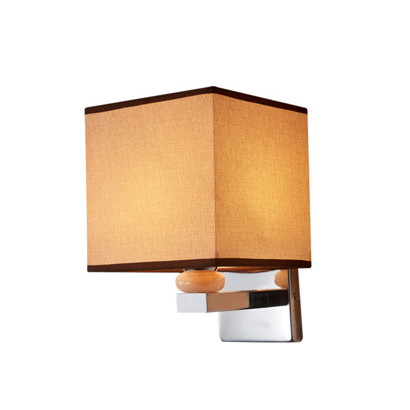 Frendorf | Fabric Cube Wandlamp Verlichting Moderne LED Wandlamp in Wit/Zwart/Beige