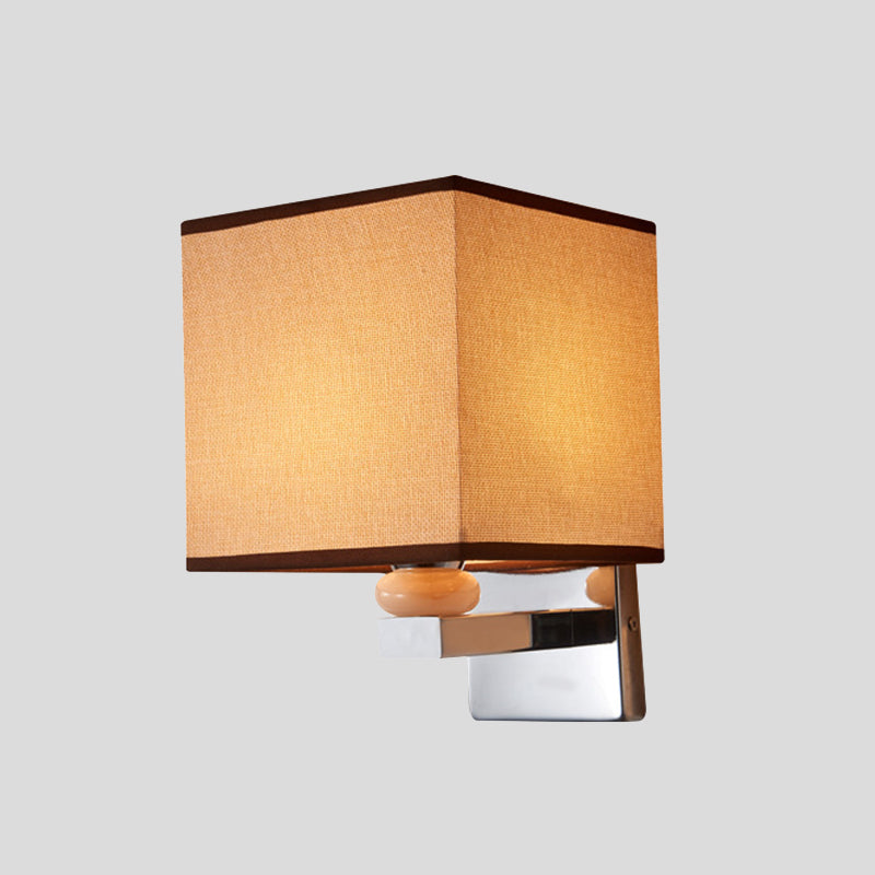 Frendorf | Fabric Cube Wandlamp Verlichting Moderne LED Wandlamp in Wit/Zwart/Beige