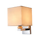 Frendorf | Fabric Cube Wandlamp Verlichting Moderne LED Wandlamp in Wit/Zwart/Beige