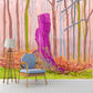 Frendorf | Bare Trees Wandpapier Muren Pop Art Wasbaar Woonkamer Wandbekleding, Op Maat Gemaakt