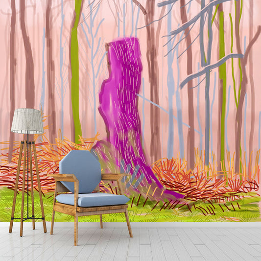 Frendorf | Bare Trees Wandpapier Muren Pop Art Wasbaar Woonkamer Wandbekleding, Op Maat Gemaakt