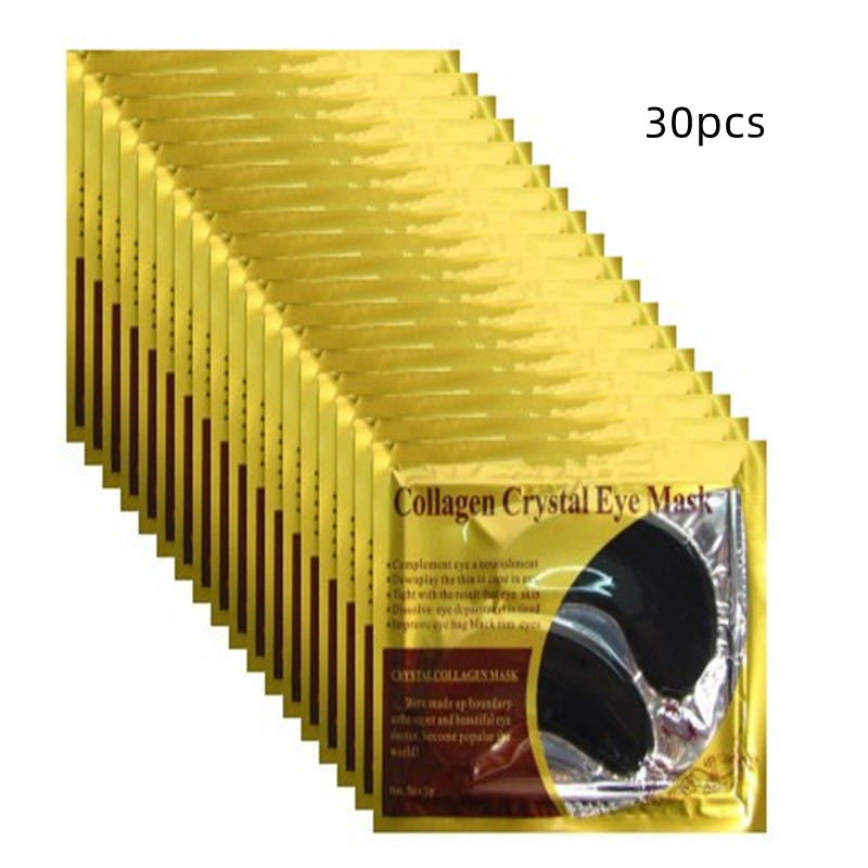 Frendorf | 24K 30 Stück Kollagen Gold Augenmaske Goldene Kristall-Patches 30er Pack