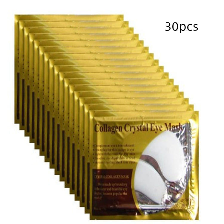 Frendorf | 24K 30 Stück Kollagen Gold Augenmaske Goldene Kristall-Patches 30er Pack