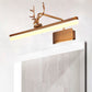 Lineare Metall-Wandlampe Modernistische Led Weiß/Schwarz/Gold Wandmontierte Schminklicht mit Geweiharm in Weiß/Natürliches Licht, 17"/20,5"/28" Breit