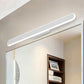 Lineare Vanity Lampe Zeitgenössische Acryl Led Weiße Badezimmer Spiegel Scheinwerfer in Weiß/Warmes Licht, 16"/23.5"/31.5" Breit