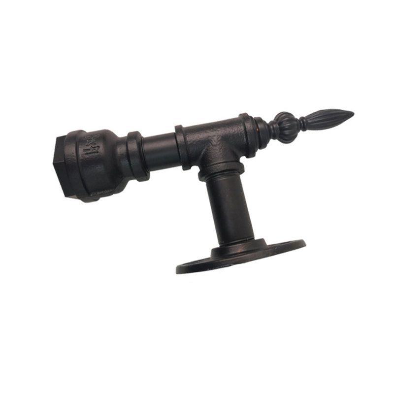 Frendorf | Metallisch Matt Schwarz Wandbeleuchtung Rohrdesign 1 Licht Vintage Stil Wandleuchte für Schlafzimmer