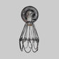 Frendorf | Gegoten ijzeren draadbescherming wandverlichting boerderij stijl 1 bol restaurant draaibare scone lamp in zwart/bronze