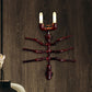 Frendorf | Metallische Spinnen-Design Wandbeleuchtung mit Rohrleitungen Antik Stil 2 Bulb Restaurant Wandleuchte in Rost