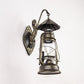 Frendorf | Kerosene Klare Glas Wandlamp Kust Enkel Peertje Woonkamer Sconces Lamp in Zwart/Antiek Messing