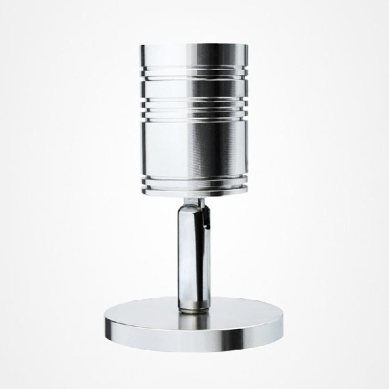Frendorf | Verchroomde cilindervormige wandverlichting industriële stijl metaal 1 licht bedside verstelbare wandlamp