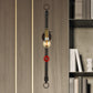 Frendorf | Dunkelrost Rohr Wandbeleuchtung mit Ventil Vintage Stilvolles Metall 1 Licht Wohnzimmer Wandleuchte