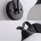 Frendorf | 2 Lichter Frosted Glas Wand Sconce Licht Industrie Schwarz Blase Wohnzimmer Beleuchtung Leuchte