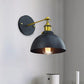 Frendorf | 1 Kop Wandverlichting met Koepel Shade Metalen Draaibare Wandlamp in Messing Afwerking voor Balkon
