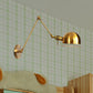 Frendorf | 1 Licht Swing Arm Wandverlichting Vintage Stijl Messing/Koper Metalen Wandmontage Licht met Kom Shade