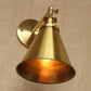 Frendorf | Konisch Wohnzimmer Wandbeleuchtung Industriestil Metallisch 1 Kopf Messing/Bronze Wandmontage Licht