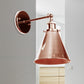 Frendorf | Konisch Wohnzimmer Wandbeleuchtung Industriestil Metallisch 1 Kopf Messing/Bronze Wandmontage Licht