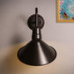 Frendorf | Kegelförmige Metall Wandlampenfassung mit Kegel Shade Industrie 1 Glühbirne Schlafzimmer Wand Sconce Beleuchtung in Bronze