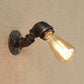 Frendorf | 1 Licht Wandlamp met Pijpontwerp Smeedijzeren Industriële Rustieke Trap Wandlamp Verlichting in Koper/Bronze