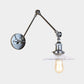 Frendorf | Saucer Wohnzimmer Wandleuchte Rustikaler Stil Prismen Glas 1 Licht Schwarz/Silber/Bronze Wandlampe