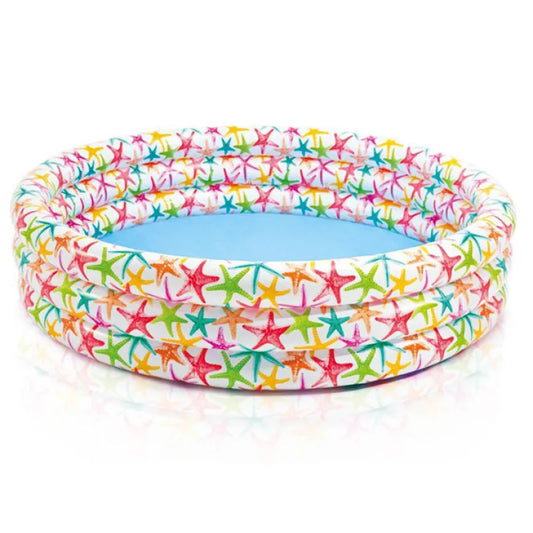 Frendorf | Aufblasbares Kinderpool mit buntem Seestern-Design
