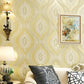 Prägung Fleckenresistente Tapete Retro Jacquard Wandverkleidung für Akzentwand, Unpasteurized
