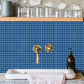 Frendorf | Effen kleur grid tegels behang zelfklevend moderne keuken wandbedekking (25 stuks)