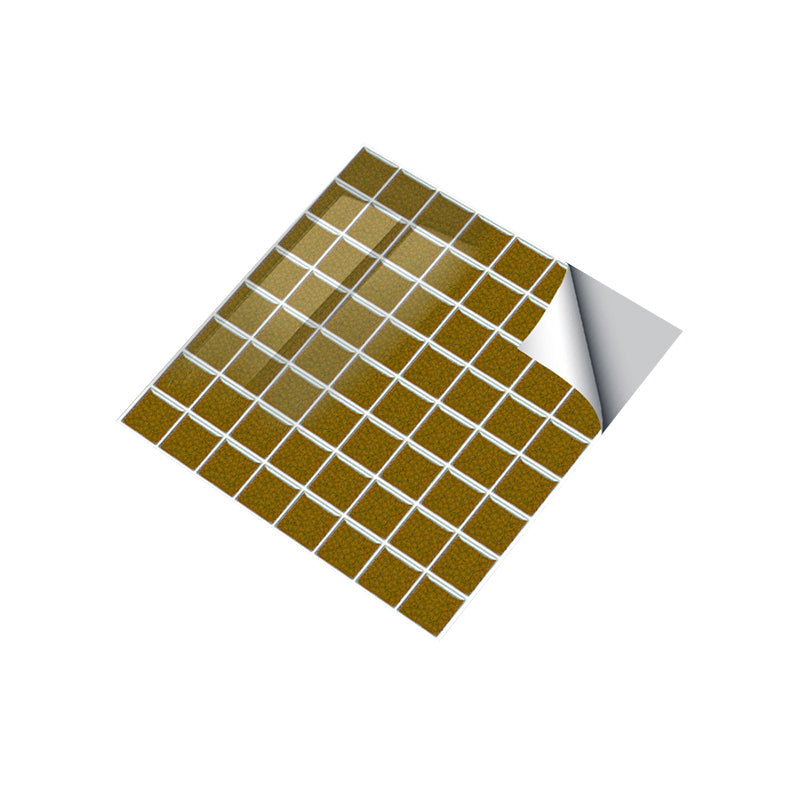 Frendorf | Effen kleur grid tegels behang zelfklevend moderne keuken wandbedekking (25 stuks)