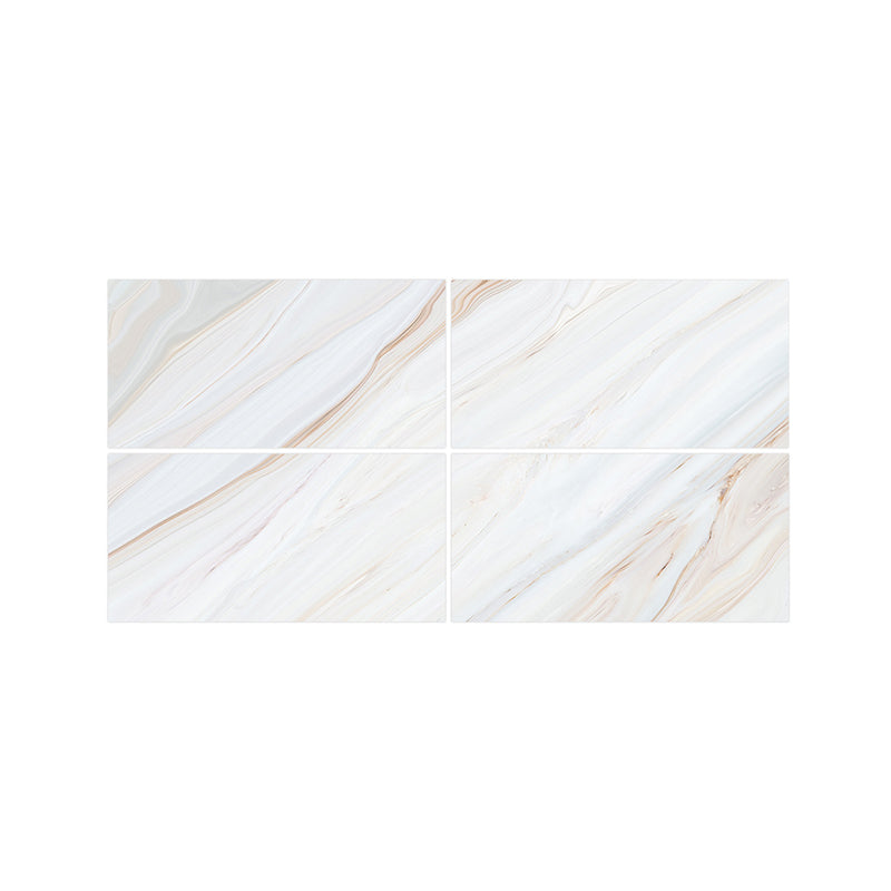 Peel- und Paste-Marmor-Wandpaneel 23,6' L x 12" B Modernes Wandkunst für Snackbar