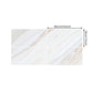 Peel- und Paste-Marmor-Wandpaneel 23,6' L x 12" B Modernes Wandkunst für Snackbar