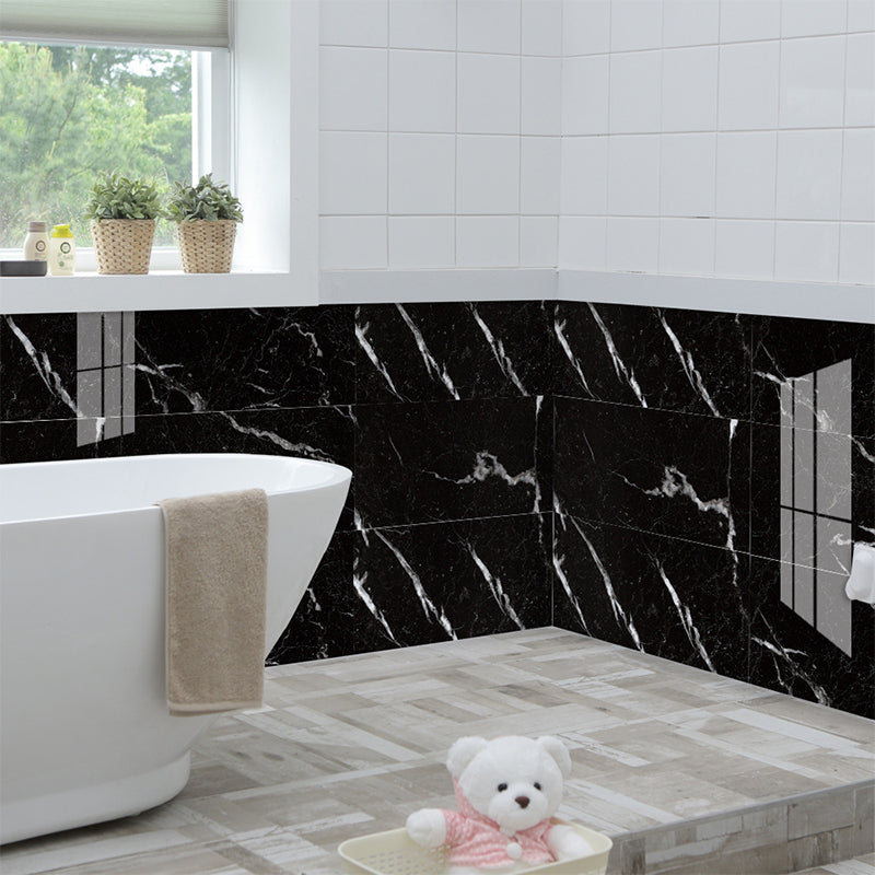 Peel- und Paste-Marmor-Wandpaneel 23,6' L x 12" B Modernes Wandkunst für Snackbar