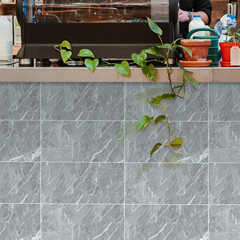 Peel- und Paste-Marmor-Wandpaneel 23,6' L x 12" B Modernes Wandkunst für Snackbar