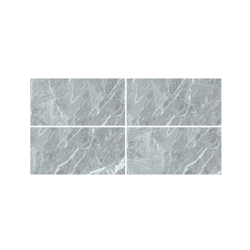Peel- und Paste-Marmor-Wandpaneel 23,6' L x 12" B Modernes Wandkunst für Snackbar