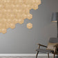PVC Aufkleber Tapete Paneel Moderner Marmor Look Wandverkleidung in Gelb für Akzentwand