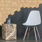 PVC Aufkleber Tapete Paneel Moderner Marmor Look Wandverkleidung in Gelb für Akzentwand