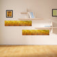 Frendorf | Gold Crackle Look Wallpaper Panel Set Pick Up Sticks Modern Kitchen Wandbekleding