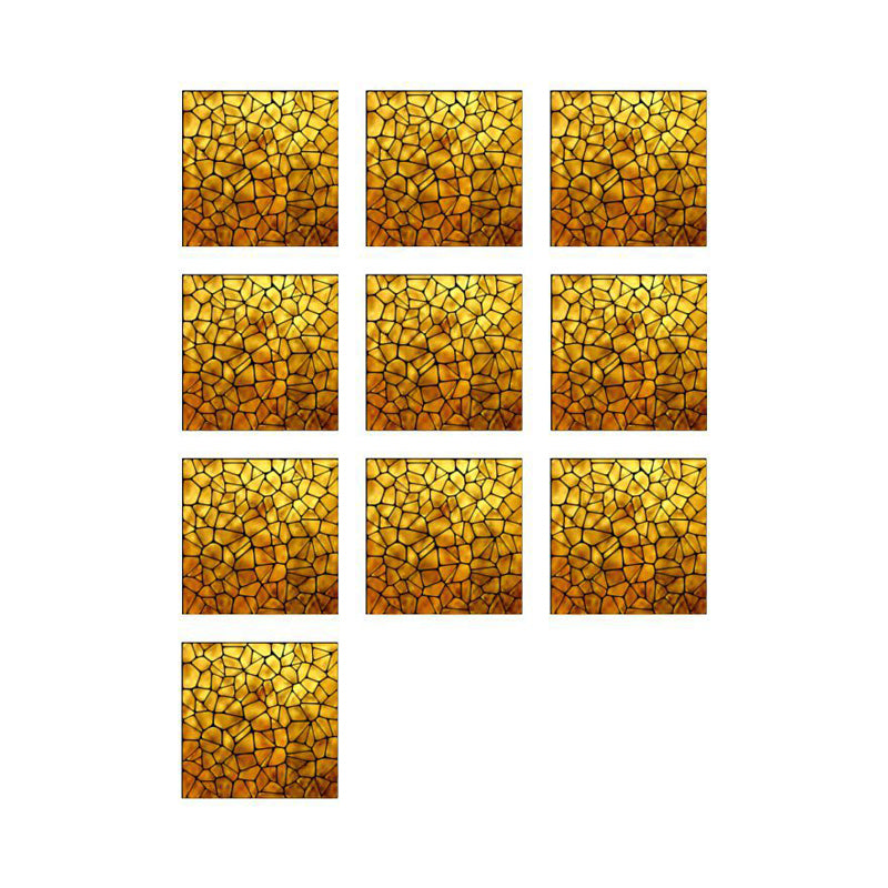 Frendorf | Gold Crackle Look Wallpaper Panel Set Pick Up Sticks Modern Kitchen Wandbekleding