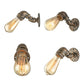 Frendorf | 1 Licht Wandlamp met Pijpontwerp Smeedijzeren Industriële Rustieke Trap Wandlamp Verlichting in Koper/Bronze