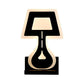 Frendorf | Moderne LED Wandlamp met Acrylschaduw Zwart/Wit Bureau Lamp Vormen Wandverlichting in Warm/Wit Licht