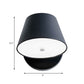 Frendorf | Rosa/Gelb/Schwarz Kegel Wandlampe Macaron 1 Licht Metall Wandleuchte in Weiß/Warmlicht