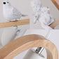 Holzbogenregal-Wandlicht mit schöner Deco Boutique 1 Licht Moderne Wandleuchte in Beige