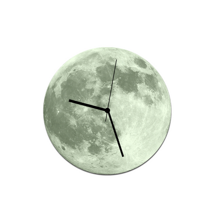 30 cm kreative leuchtende Wanduhr leuchtende Mondlicht Wanduhr Wand Acryl wasserdichte Wanduhr