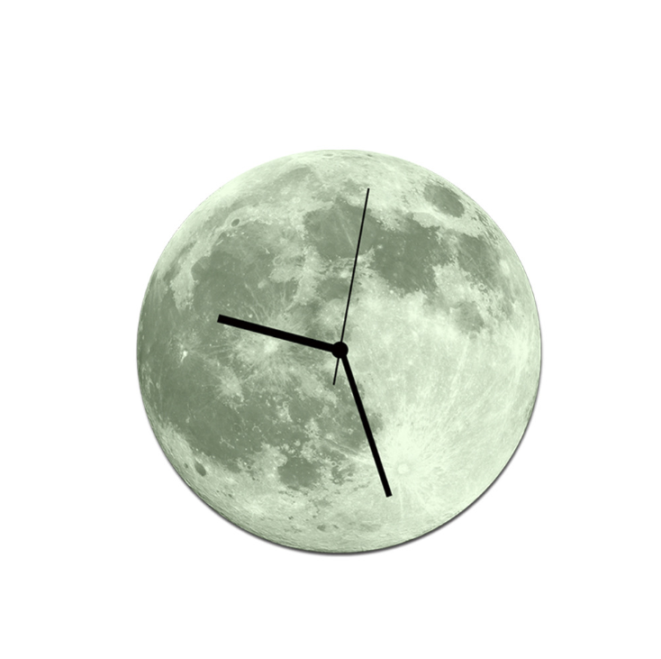 30 cm kreative leuchtende Wanduhr leuchtende Mondlicht Wanduhr Wand Acryl wasserdichte Wanduhr