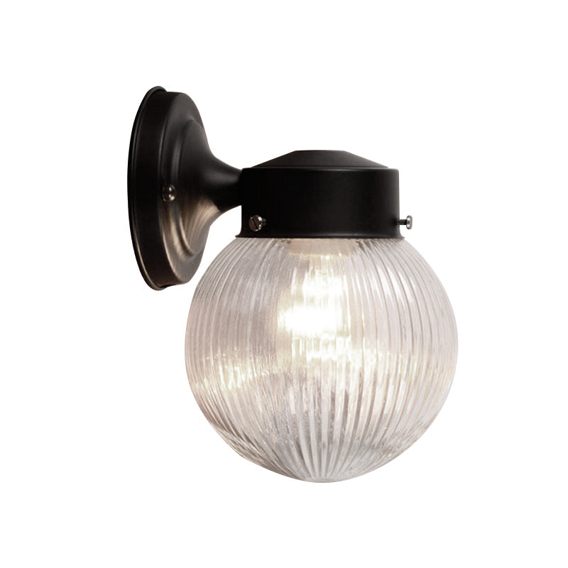 Frendorf | Prismatische Glas Globale Wandlamp Modern 1 Licht Zwart/Wit Wand bevestigd Verlichtingsarmatuur voor Hal