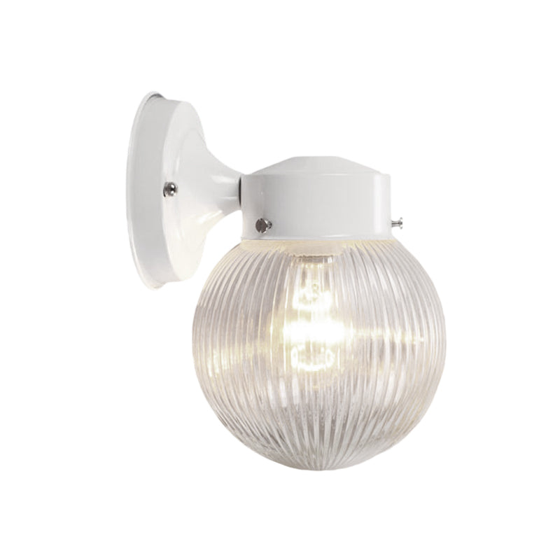 Frendorf | Prismatische Glas Globale Wandlamp Modern 1 Licht Zwart/Wit Wand bevestigd Verlichtingsarmatuur voor Hal