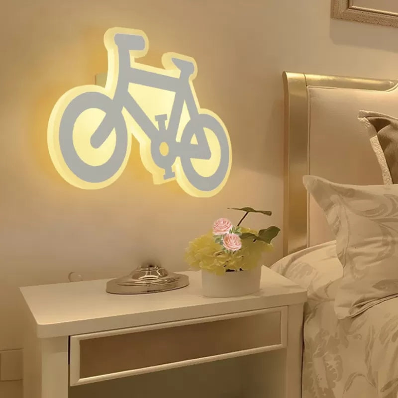 Frendorf | Witte Afwerking LED Wandlamp Hedendaagse Creatieve Acryl Wandlamp voor Kinder Slaapkamer