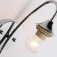 Frendorf | Bell Milchglas Wandleuchte Modernistisch 1 Licht Chrom Wandmontierte Lampe mit Gebogenem Arm