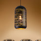 Schwarze Laser-Cut Wintermelon Pendelleuchte Loft Stil Metall 1-Licht 4"/8" Breit Bistro Hängeleuchte