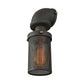 Frendorf | 1 Licht Metall Wandverlichting Industrieel Zwart Gaas Cilinder Schaduw Slaapkamer Wandlamp Fixture met Pijp