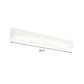 Frendorf | 16.5"/20.5"/24.5" L LED Bad Vanity Licht Modernismus Weiß Fläche Wand Leuchte mit rechteckigem Metall Schirm